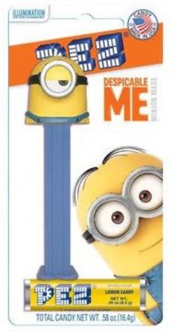 PEZ DÉTESTABLE MOI 2 - BONBONS ET DISTRIBUTEUR 16G (BONBONS)